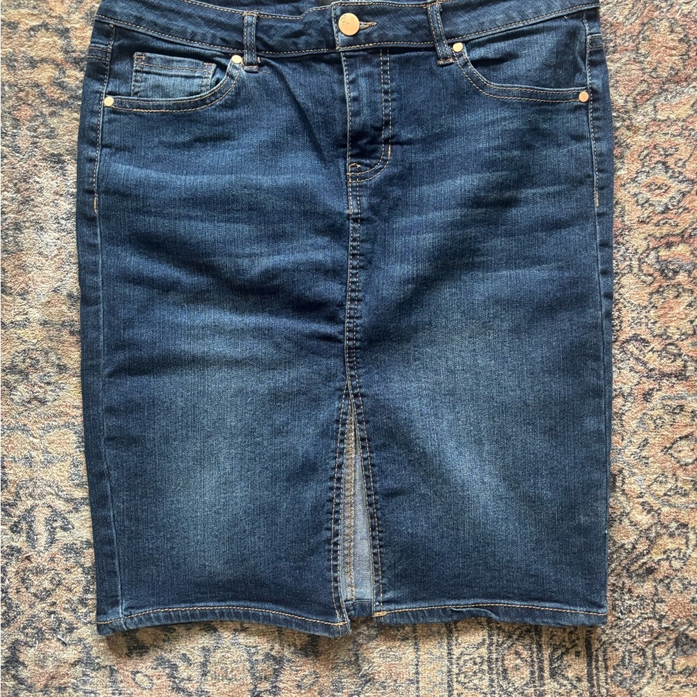 d. jeans Indigo Denim Skirt